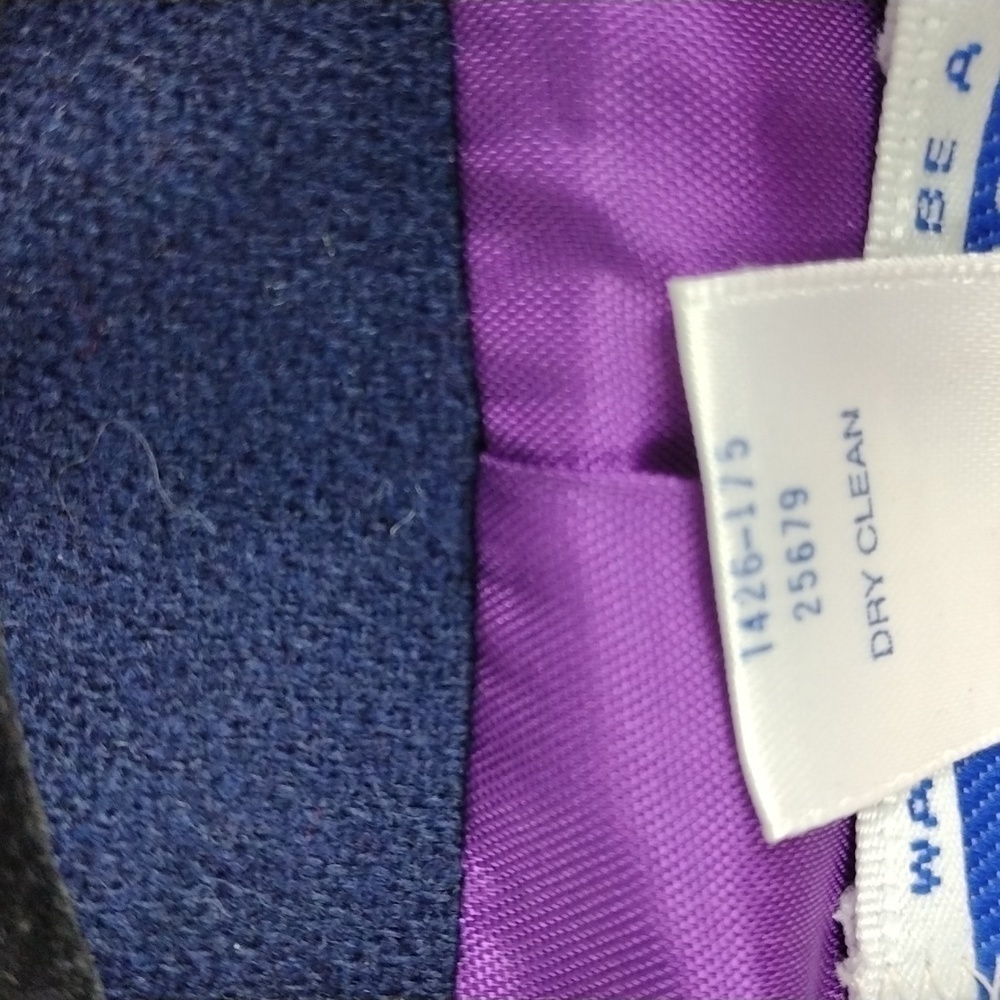 Pendleton Classic Wool Purple Mandarin Collar But… - image 6